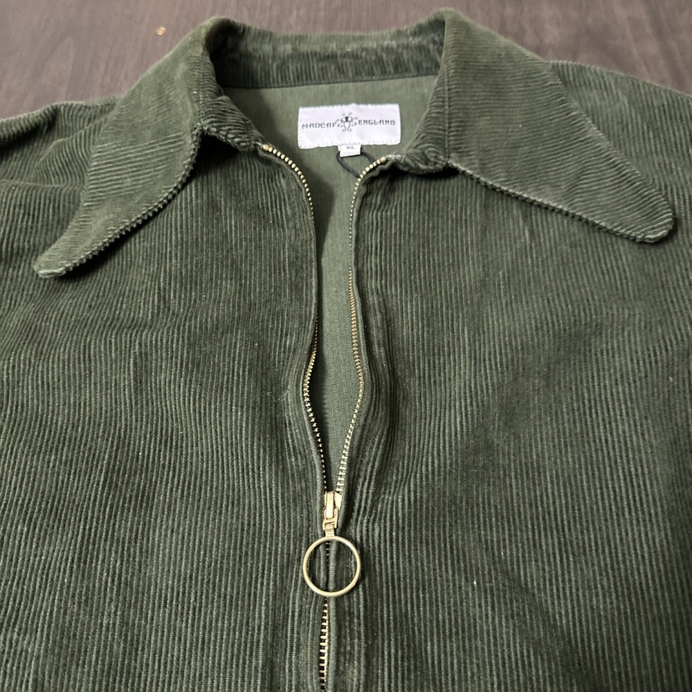 Madcap Elgland Corduroy Shacket Men's XL Rare Green - Picture 5 of 6